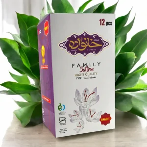 زعفران سوپر نگین درجه یک اصل قاینات کریستال-زعفران خانواده