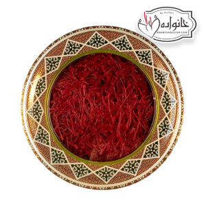 زعفران نگین درجه یک اصل قاینات صادراتی 10 گرم خاتم خانواده